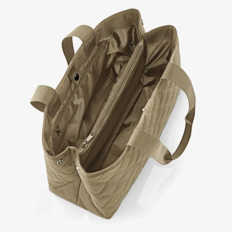 classic shopper L rhombus olive - Image 4