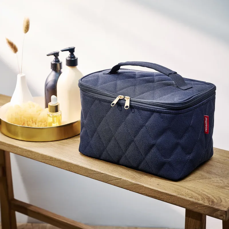 cosmetic case rhombus midnight gold - Image 2