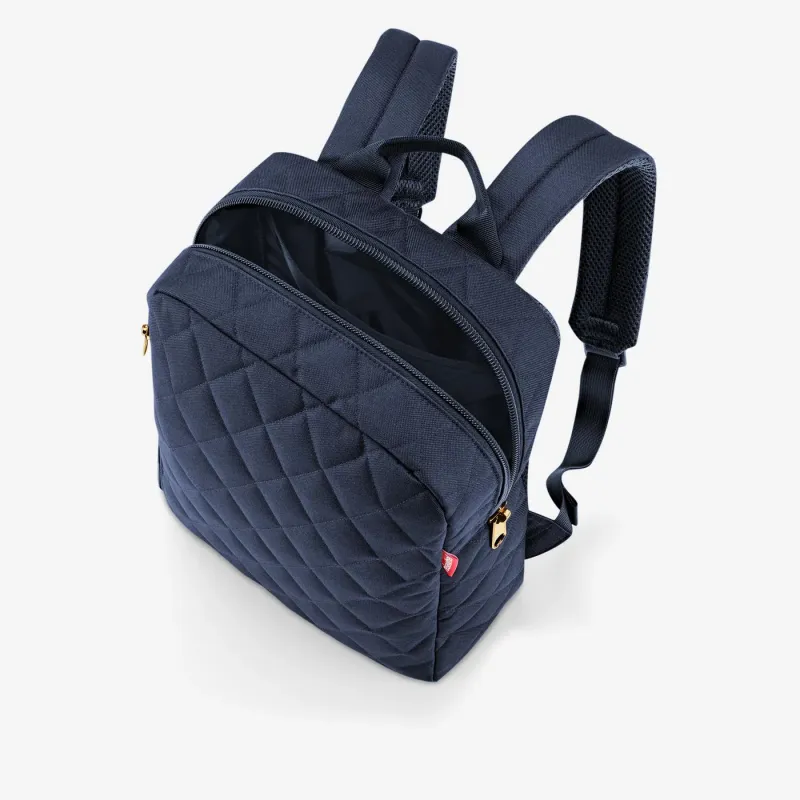 classic backpack M rhombus midnight gold - Image 3