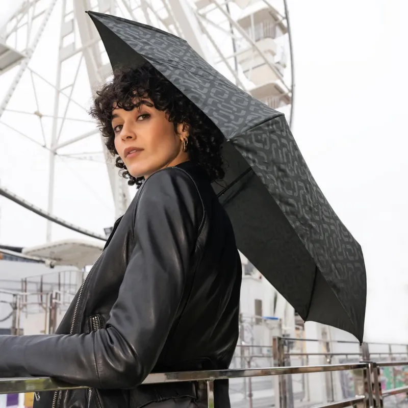 umbrella pocket mini signature black - Image 3