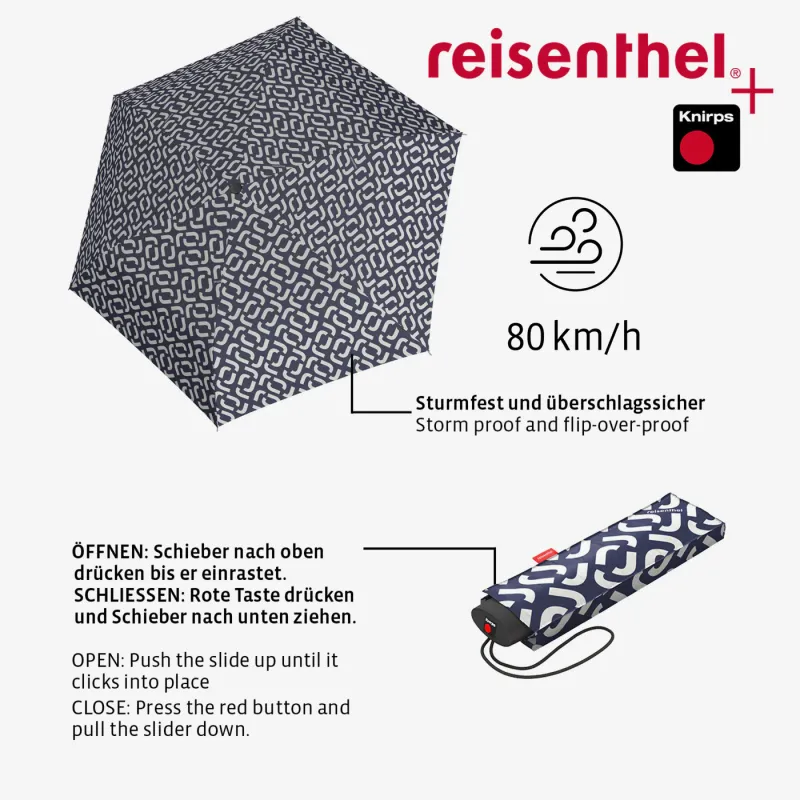 umbrella pocket mini signature navy - Image 4