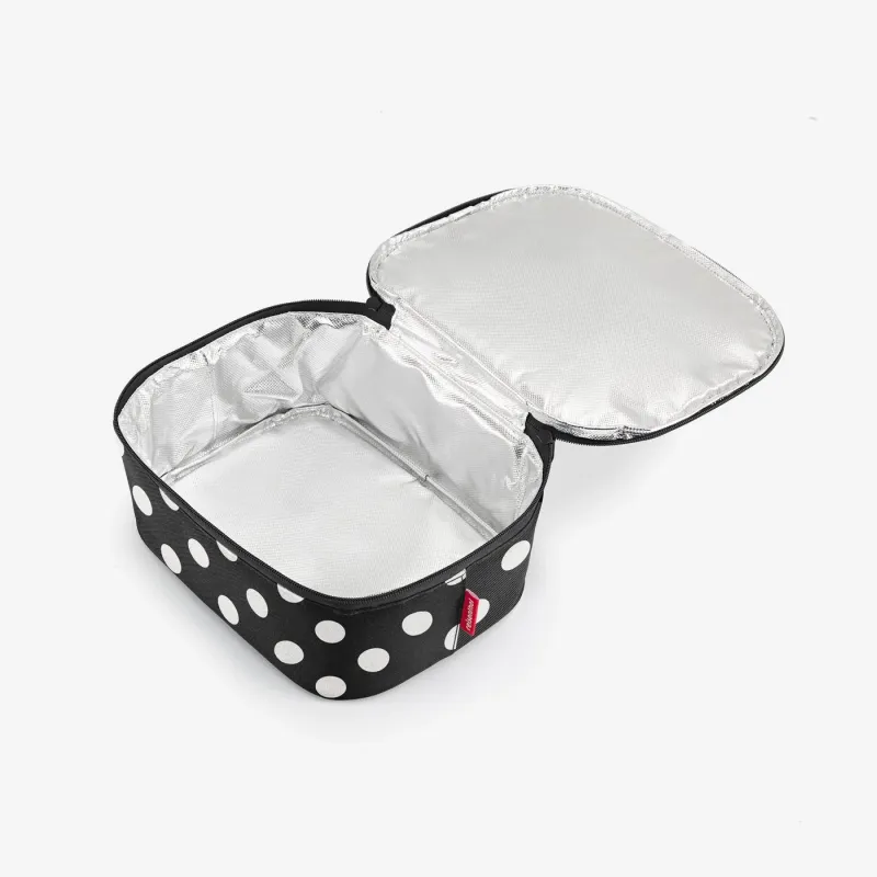 coolerbag M pocket dots white - Image 5