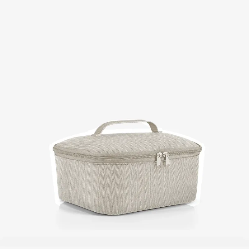 coolerbag M pocket herringbone sand - Image 4