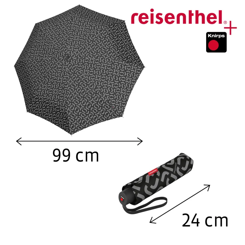 umbrella pocket classic signature black - Image 5