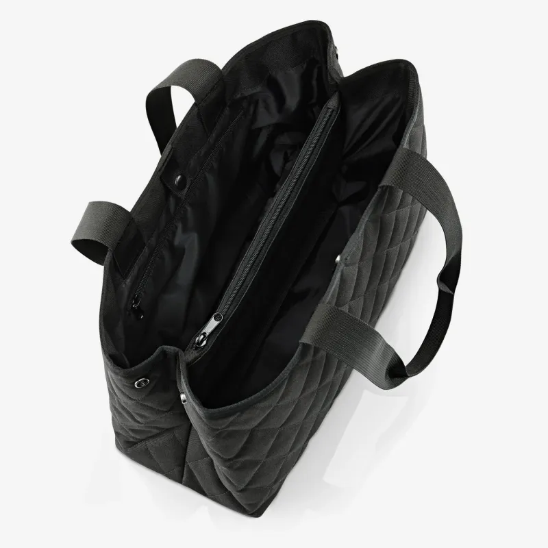 classic shopper L rhombus black - Image 5