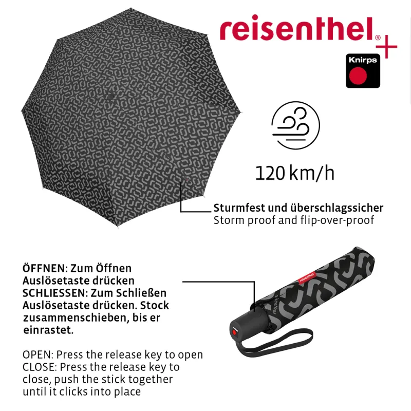 umbrella pocket duomatic signature black - Image 5