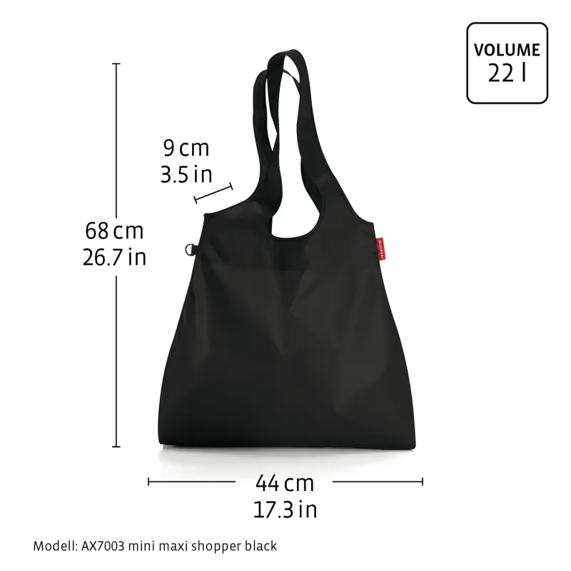 mini maxi shopper L red - Image 3
