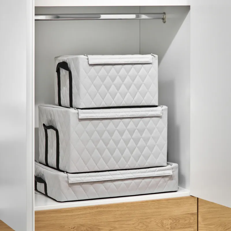 storagebox L rhombus light grey - Image 2