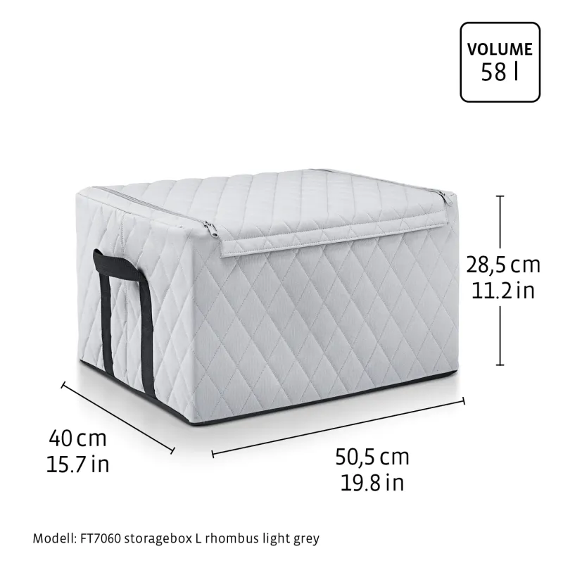 storagebox L rhombus light grey - Image 5
