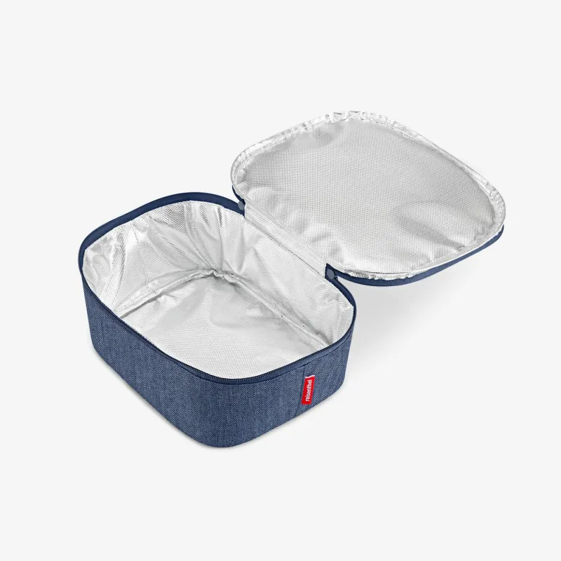 coolerbag M pocket herringbone dark blue - Image 3