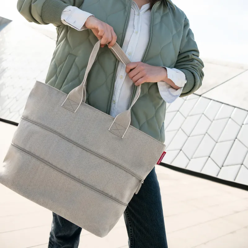 shopper e1 herringbone sand - Image 2