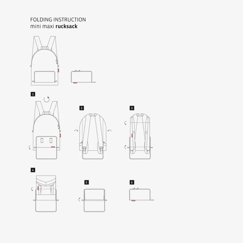 mini maxi rucksack dots white - Image 4