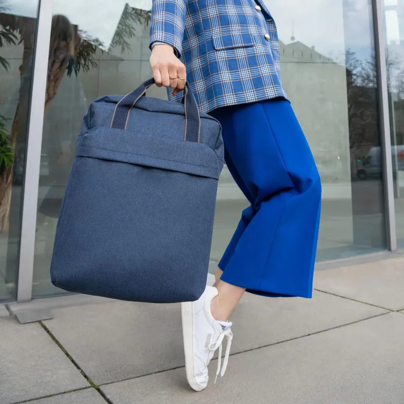 allday backpack M herringbone dark blue - Image 3