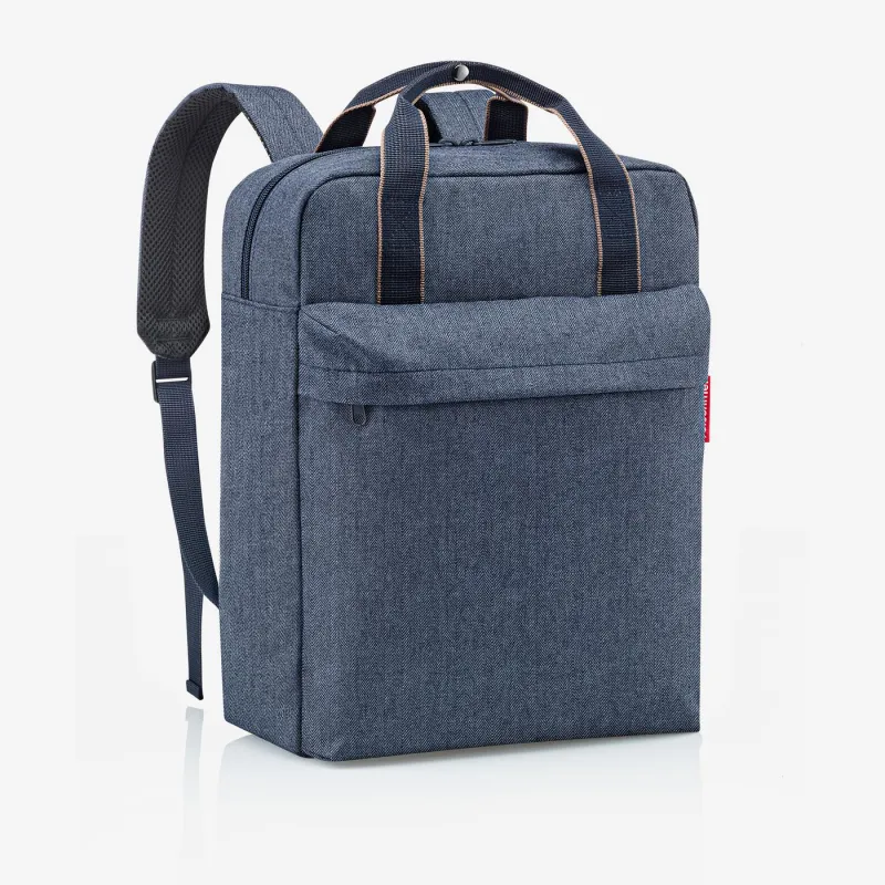 allday backpack M herringbone dark blue - Image 4