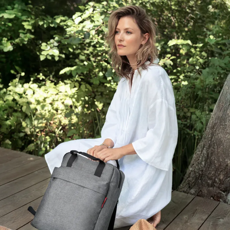 allday backpack M twist silver - Image 3